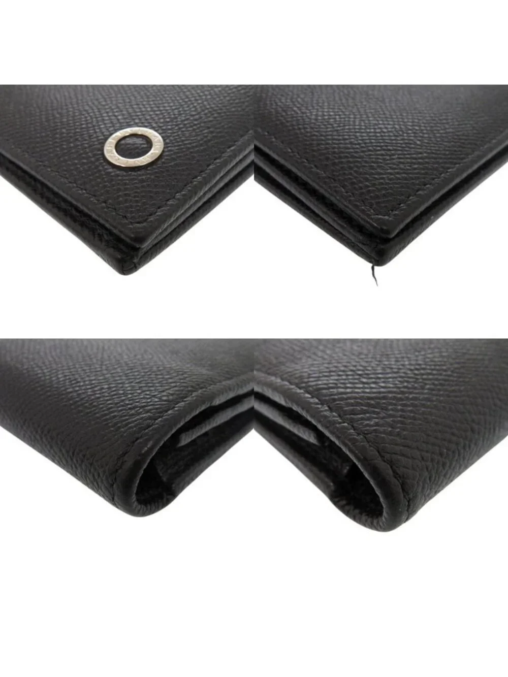 Bvlgari Leather Black Wallet